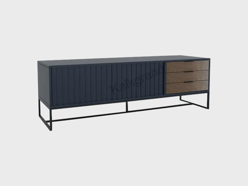 Metal base powder coated Modern design Living Room Furniture  LC1801 – TV Rack and SD1801 - Sideboard cabinet