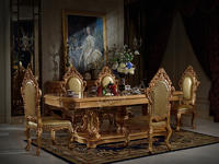 Length Classical Style dining Room furniture dinner table and dining chair   T009